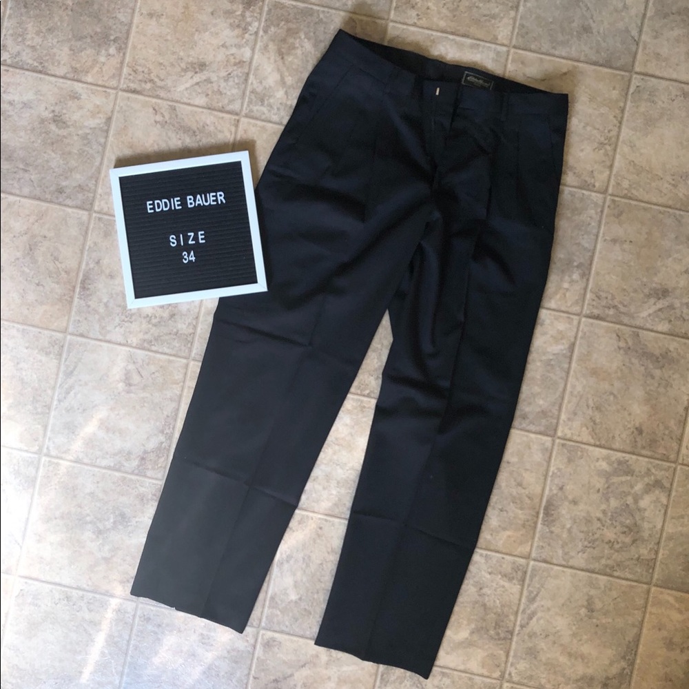 Eddie Bauer 100% Worsted wool dress pants